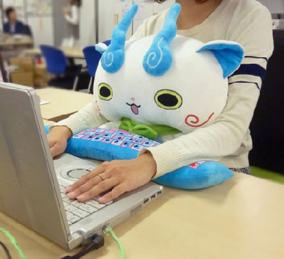 Japanese Creature Cushions Protect Your Wrists While You Type