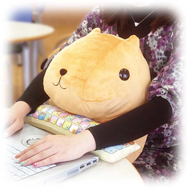 Japanese Creature Cushions Protect Your Wrists While You Type