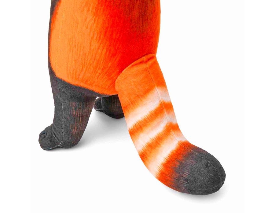 Cute Pouncing Red Panda Pillow