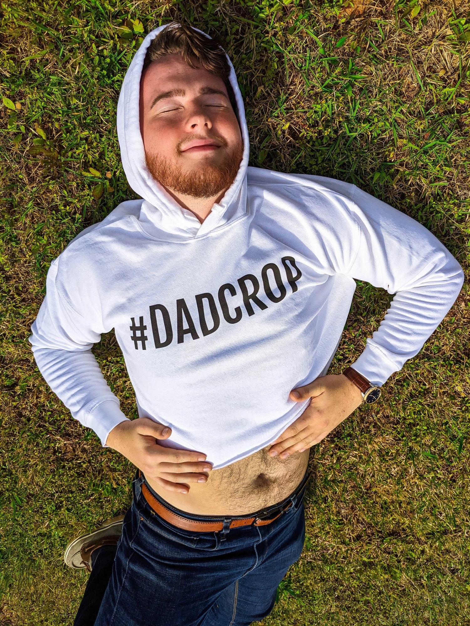 Dad Crop Top Hoodie