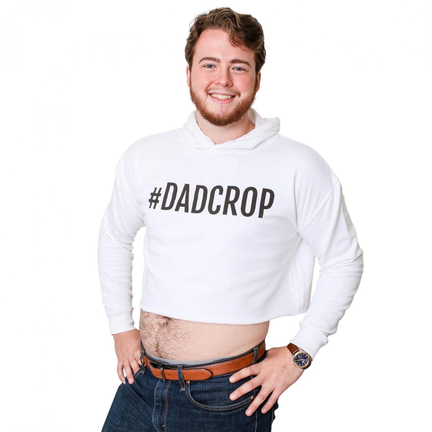 Dad Crop Top Hoodie
