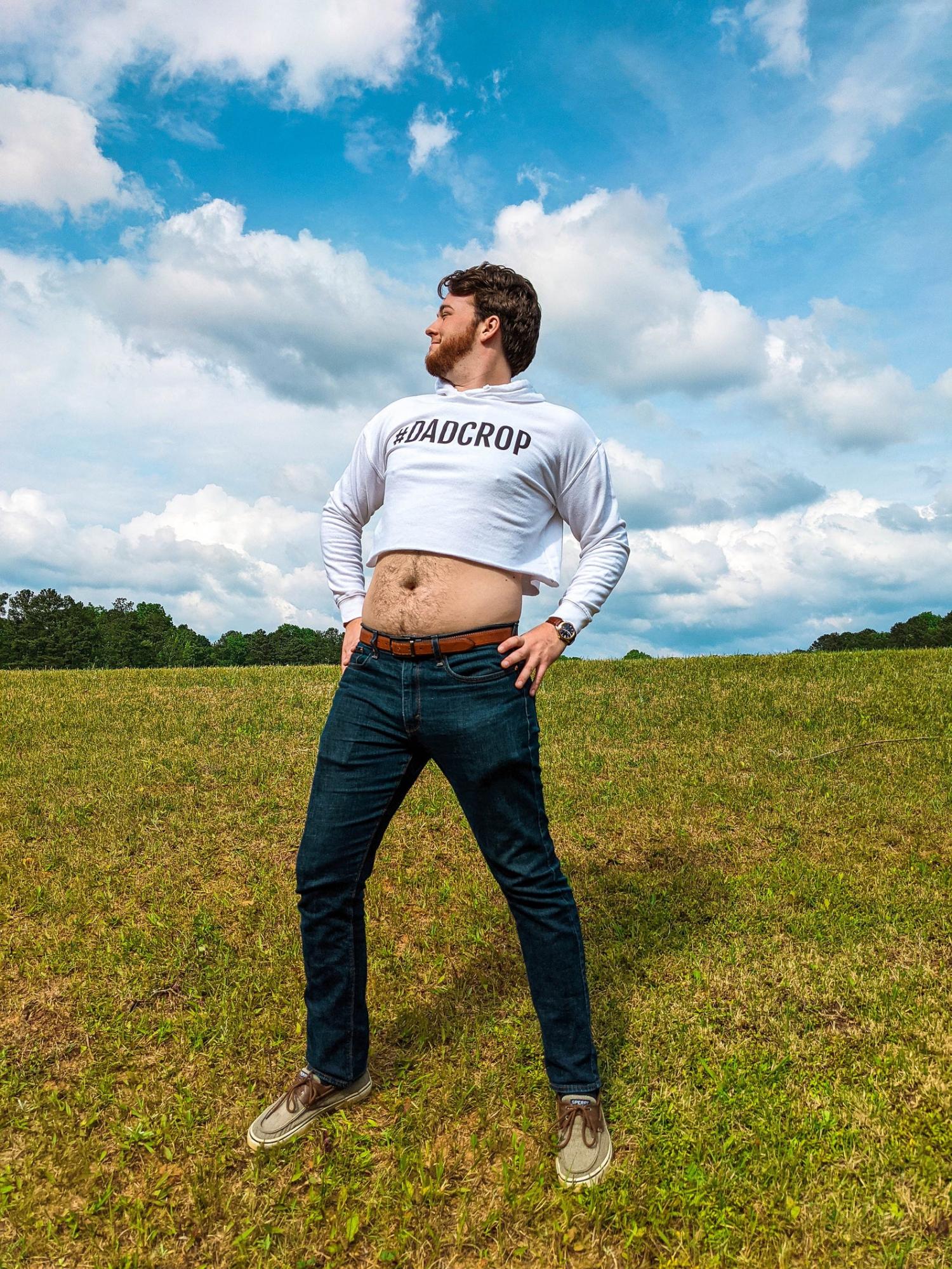 Dad Crop Top Hoodie