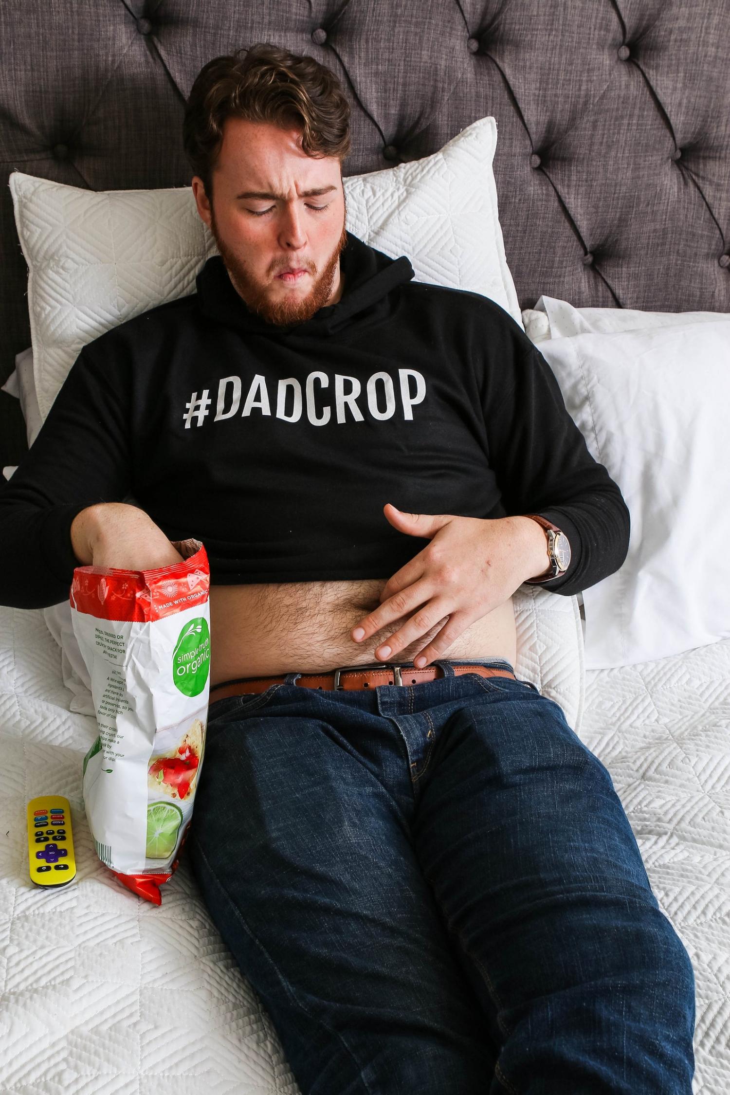 Dad Crop Top Hoodie