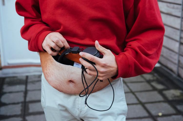 Dad Bag - Dad Bod Fanny Pack - Funny Hip Pack gives you a fat hairy gut