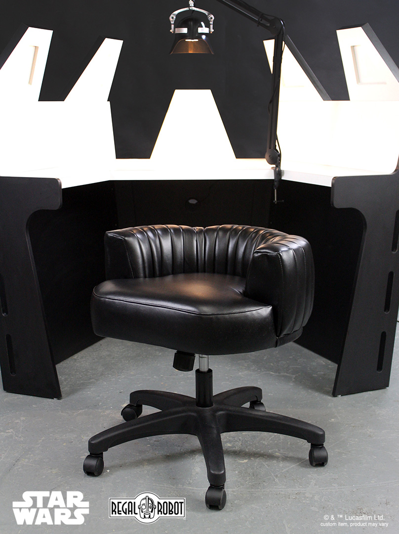Darth Vader Meditation Chamber Desk - Star Wars Desk With Darth Vader Helmet Light