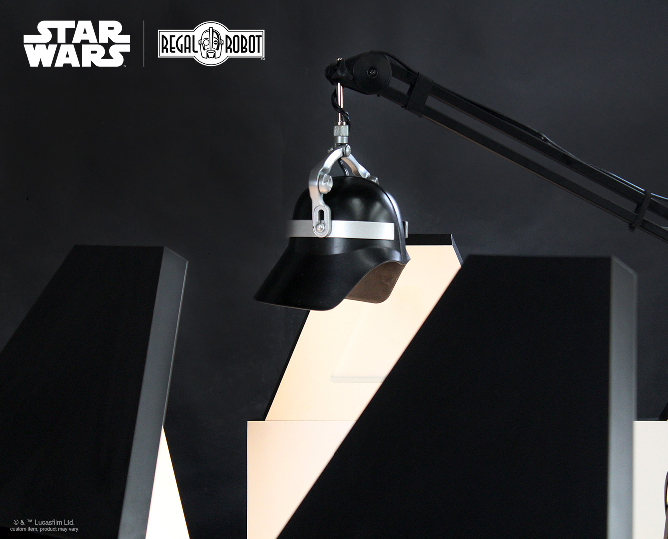 Darth Vader Meditation Chamber Desk - Star Wars Desk With Darth Vader Helmet Light