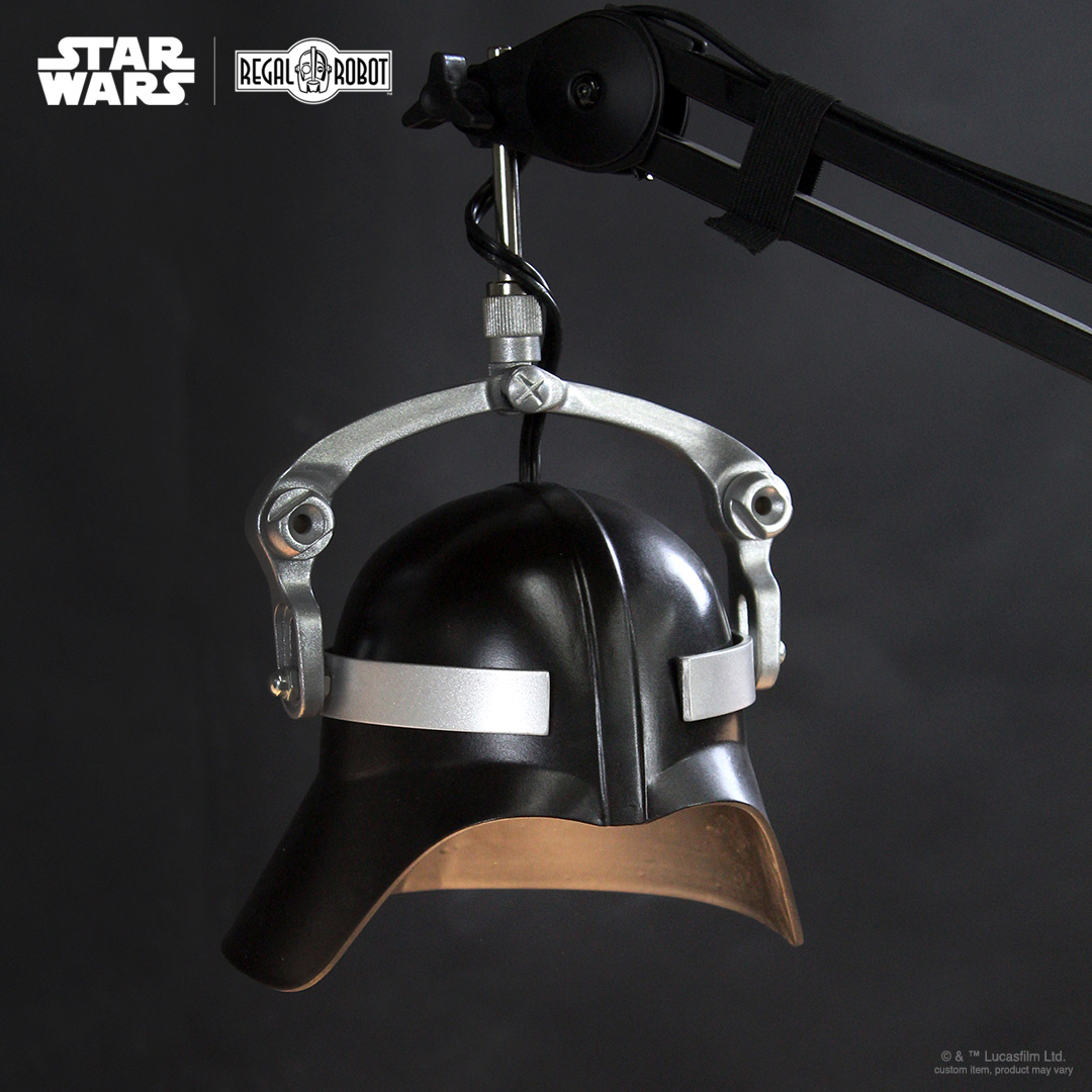 Darth Vader Meditation Chamber Desk - Star Wars Desk With Darth Vader Helmet Light