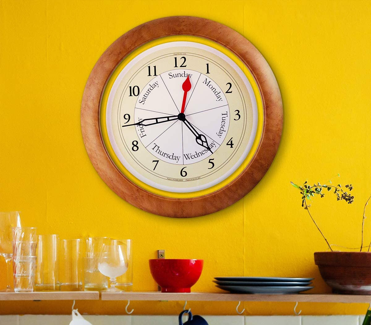 Day of the week clock tells you what day it is - Day Clock