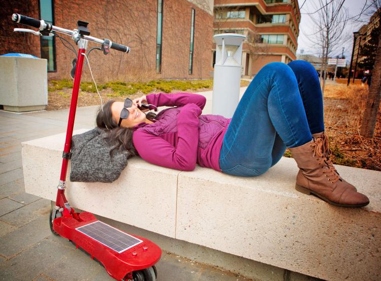 Daymak Photon Solar Powered Electric Scooter