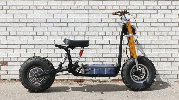 Daymak Beast: A Solar Powered Mini-Bike - Solar powered motor bicycle