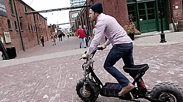Daymak Beast: A Solar Powered Mini-Bike - Solar powered motor bicycle