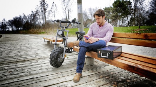 Daymak Beast: A Solar Powered Mini-Bike - Solar powered motor bicycle