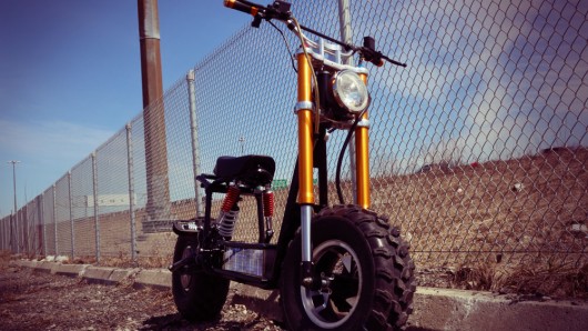 Daymak Beast: A Solar Powered Mini-Bike - Solar powered motor bicycle