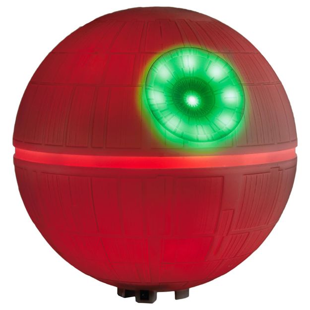 Star Wars Death Star Christmas Tree Topper - Light Show Music Playing Death Star Tree Topper