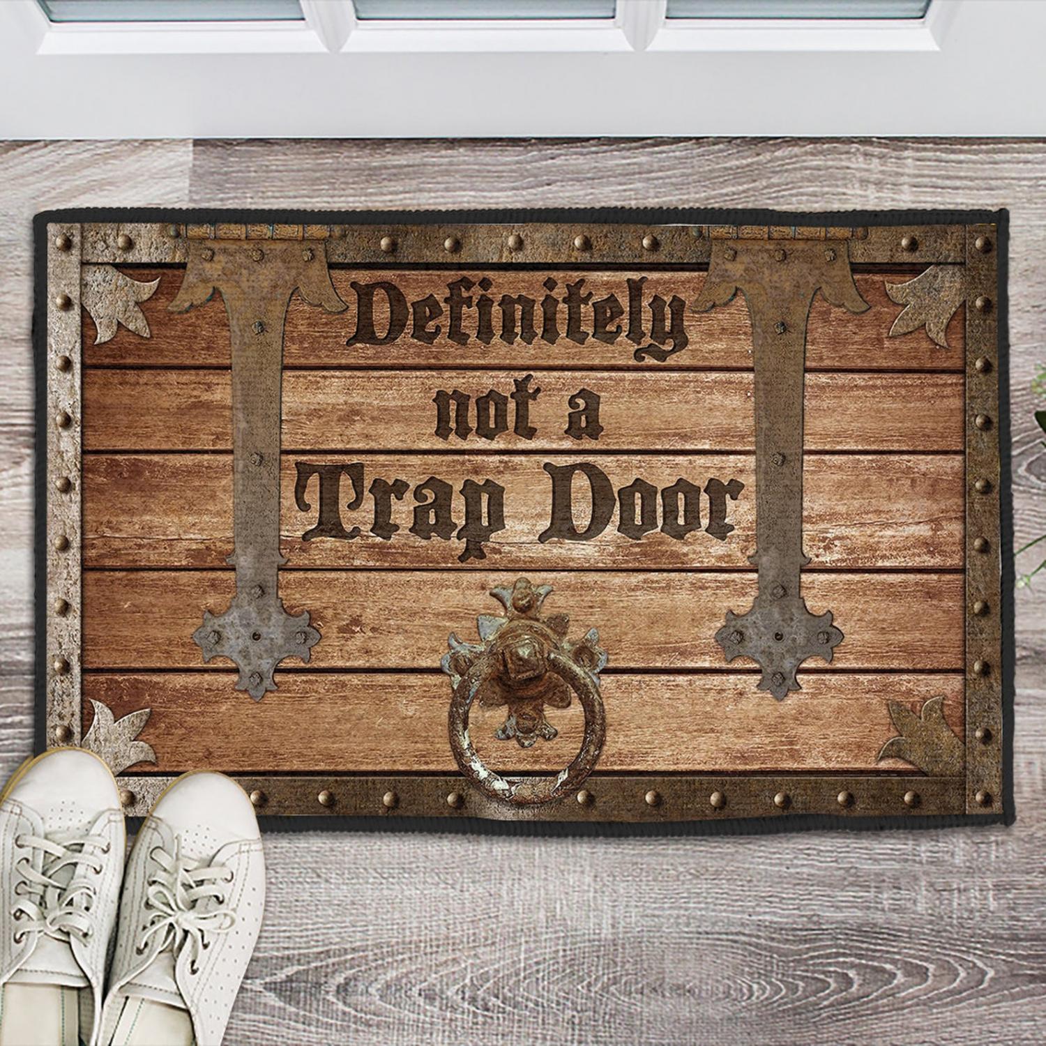 Definitely Not A Trap Door Doormat