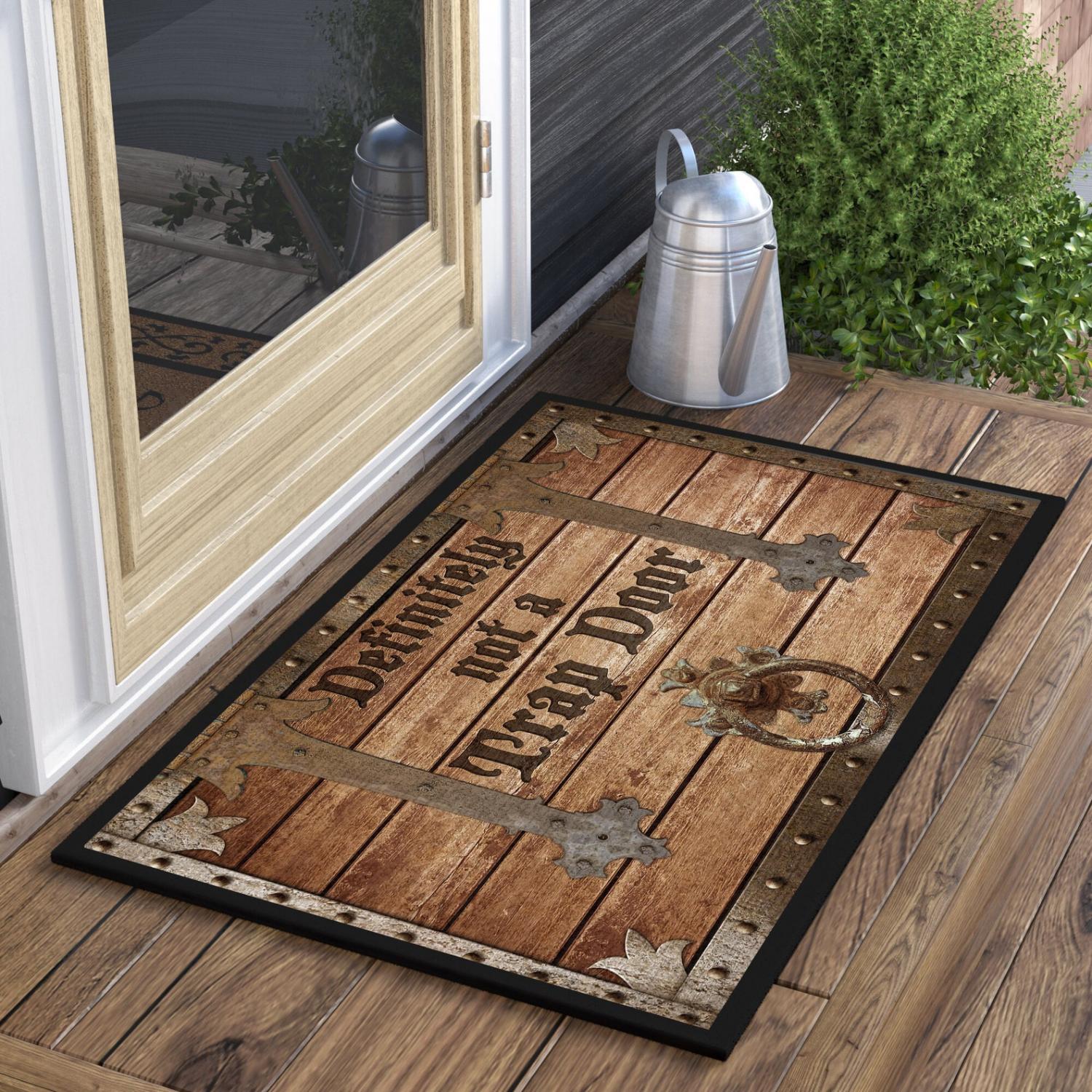 Definitely Not A Trap Door Doormat