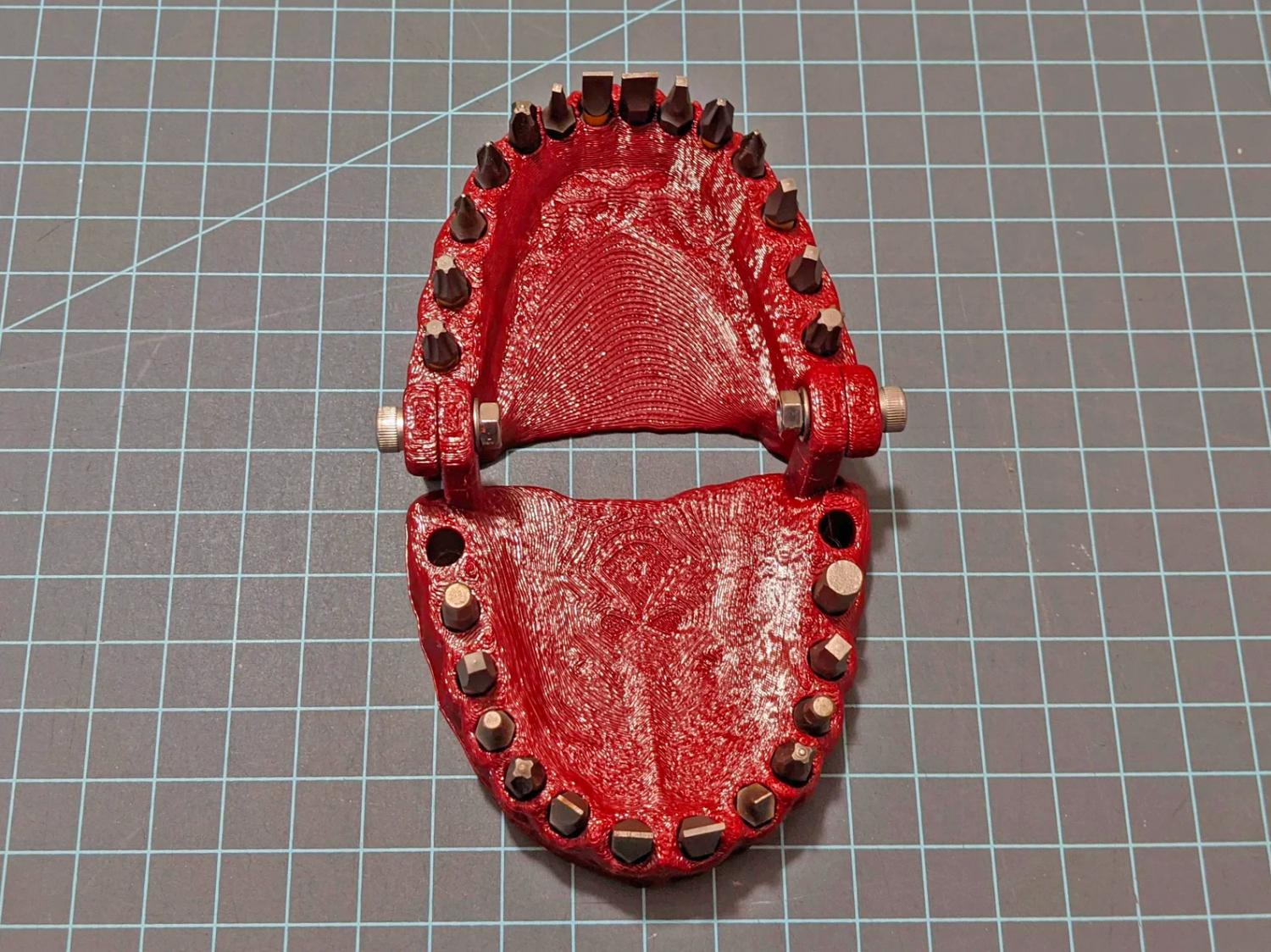 Denture Drill Bit Holder - Fake mouth driver bit holder