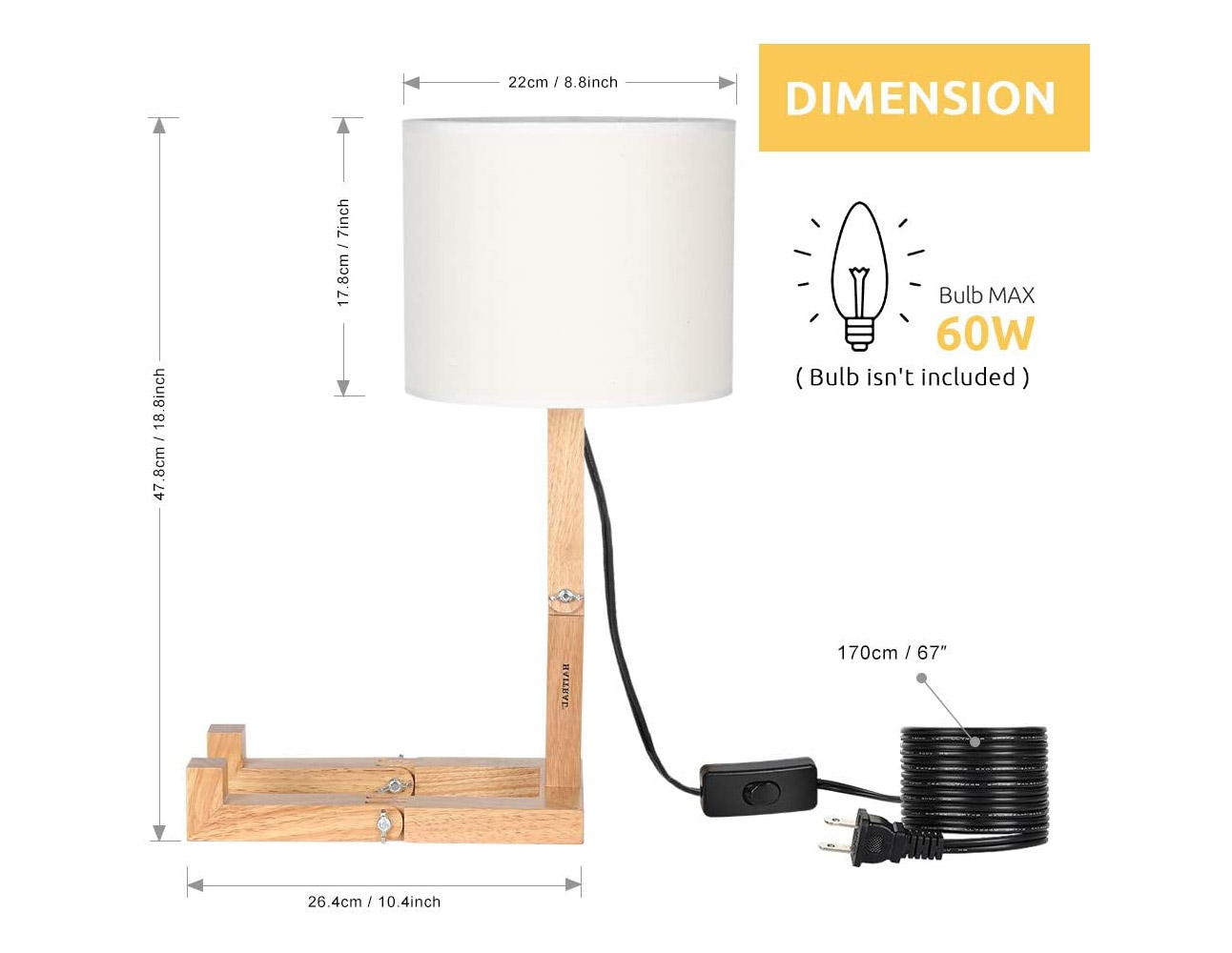 Depressed Lamp - Sad man adjustable wooden lamp - Adjustable legs lamp