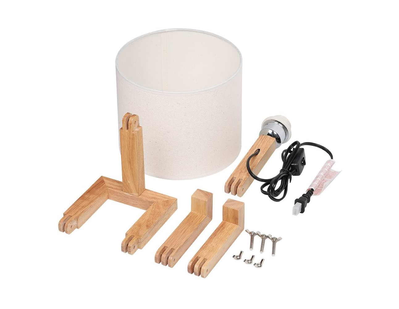 Depressed Lamp - Sad man adjustable wooden lamp - Adjustable legs lamp