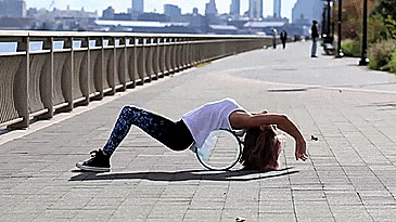 Dharma Yoga Wheel - Wheel Shaped Yoga Tool Stretches Back, Shoulders, Chest, Abodment, Hip Flexors