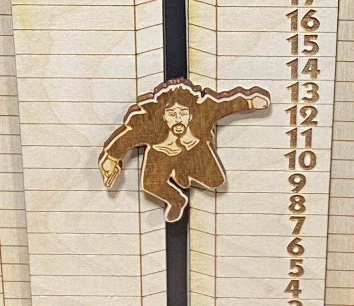Die Hard Advent Calendar - Falling Hans Gruber From Nakatomi Tower Advent Calendar