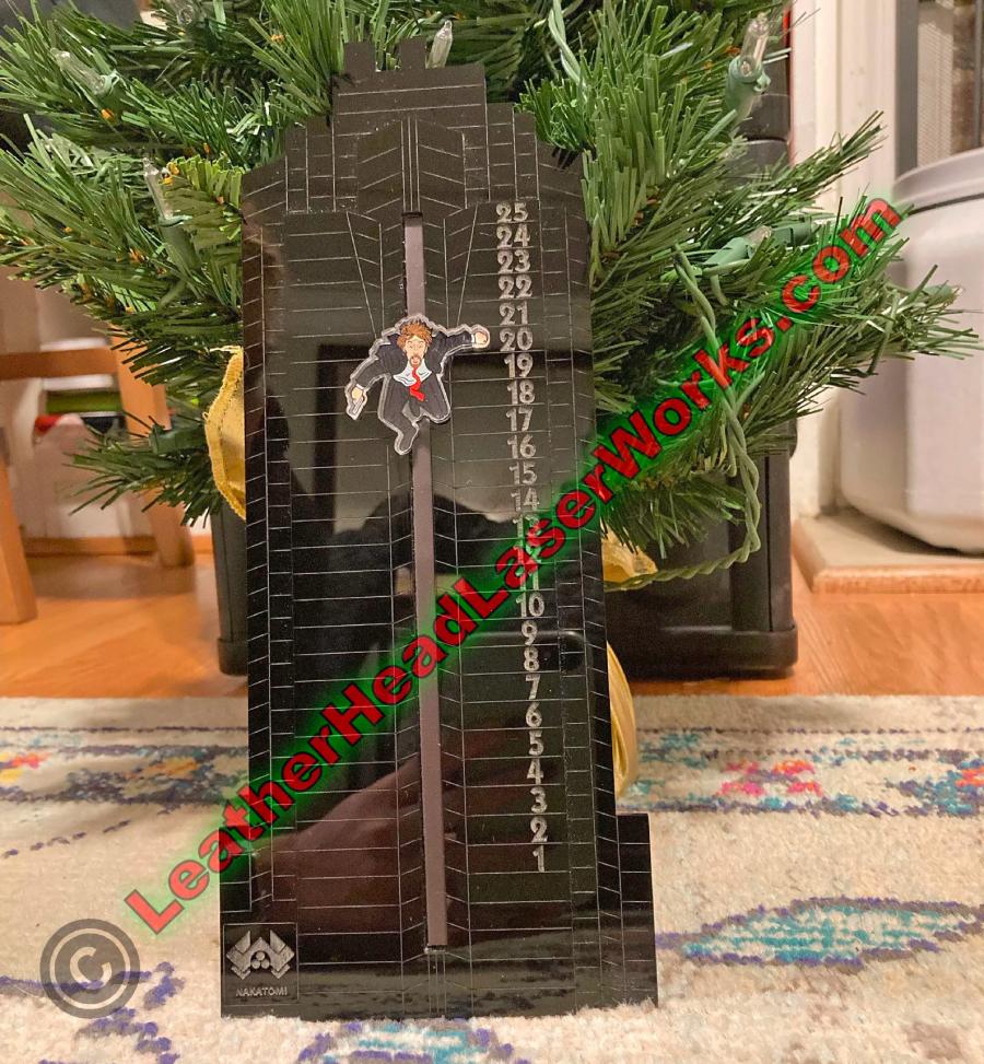 Die Hard Advent Calendar - Falling Hans Gruber From Nakatomi Tower Advent Calendar