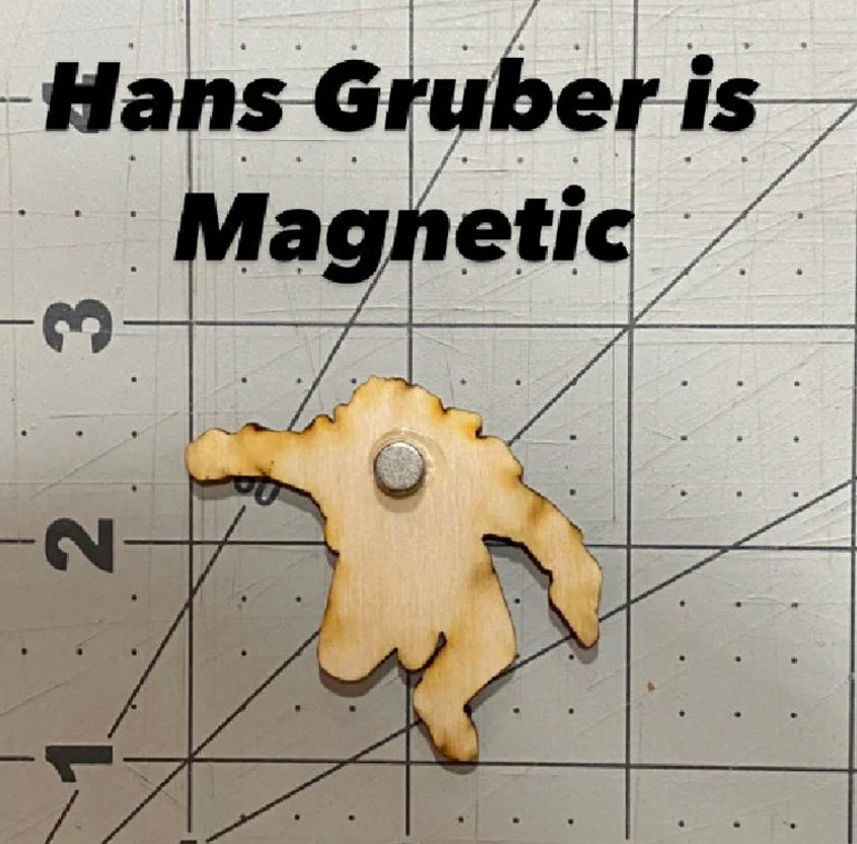 Die Hard Advent Calendar - Falling Hans Gruber From Nakatomi Tower Advent Calendar