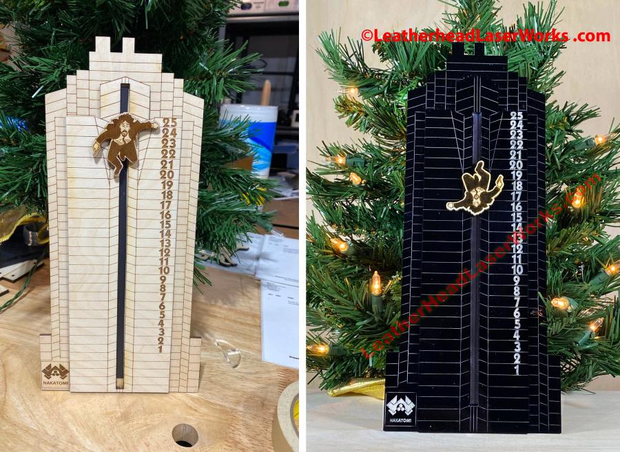 Die Hard Advent Calendar - Falling Hans Gruber From Nakatomi Tower Advent Calendar