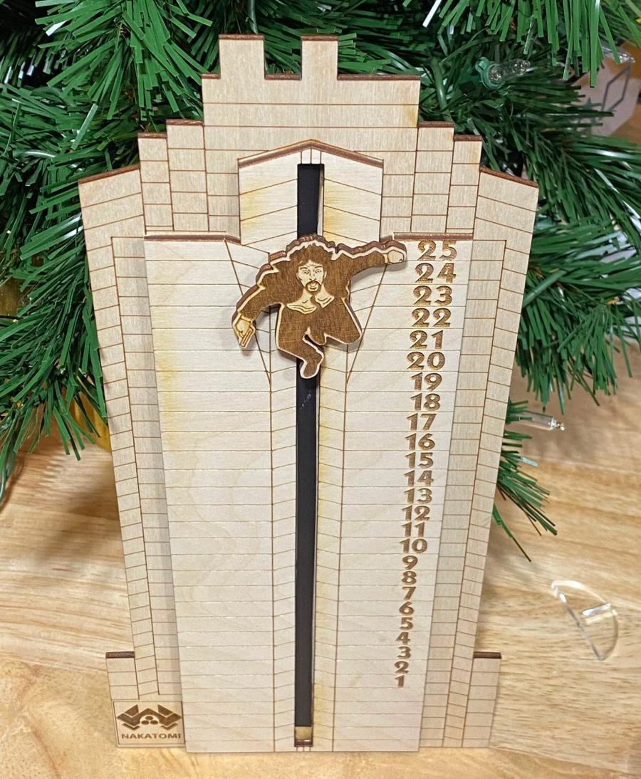 Die Hard Advent Calendar - Falling Hans Gruber From Nakatomi Tower Advent Calendar