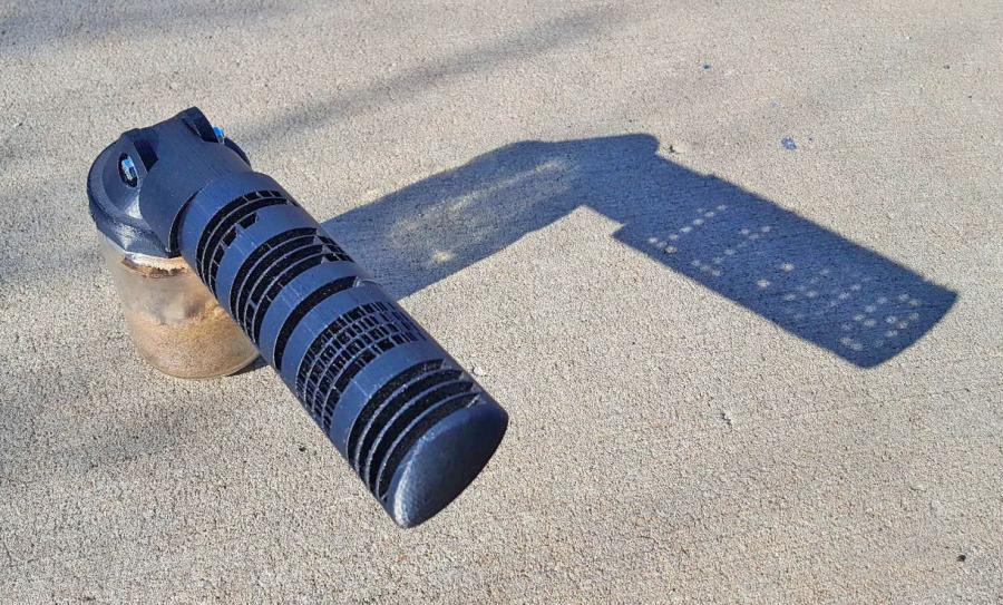 Digital Sundial uses sun to create digital clock on ground