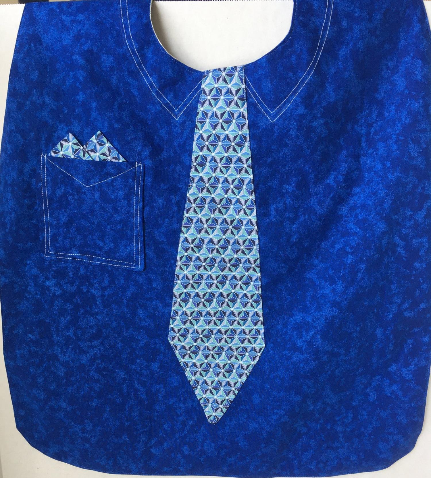 Adult Bibs - Dignity Bibs made from button-up collared shirts