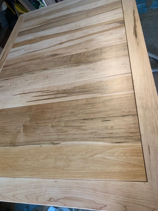 Dining Table Has a Hidden Game/Puzzle Compartment Under The Surface - Wooden custom dining table with puzzle or board game area