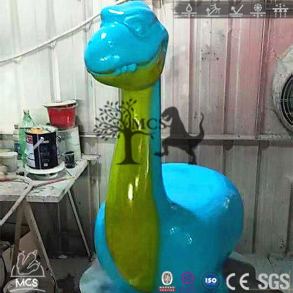 Dinosaur Shaped Office Chairs - Long neck Brachiosaurus dino computer desk chairs