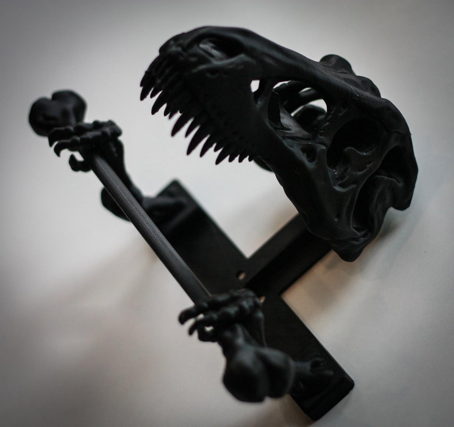 T-Rex Dinosaur Skeleton Toilet Paper Holder