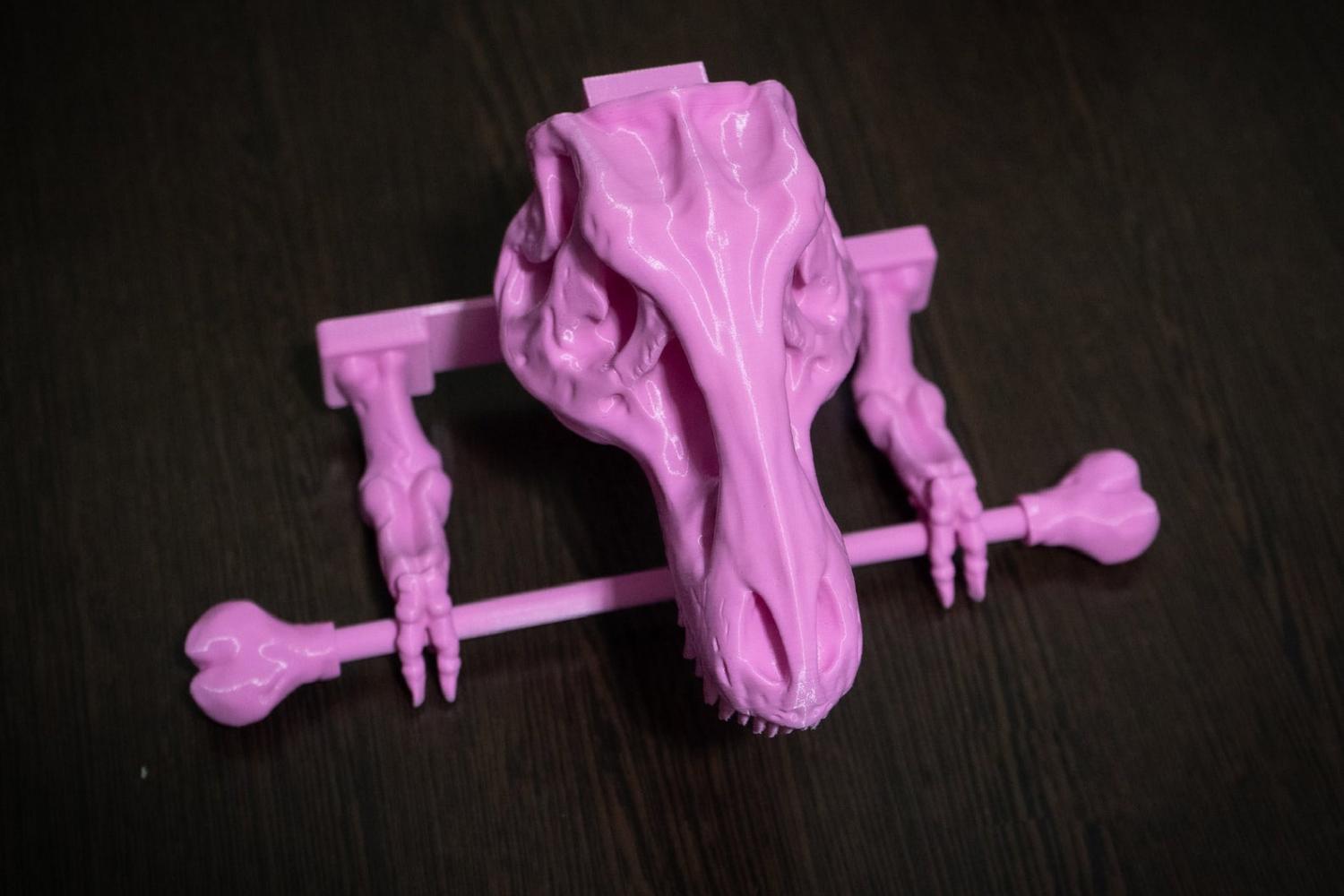 T-Rex Dinosaur Skeleton Toilet Paper Holder