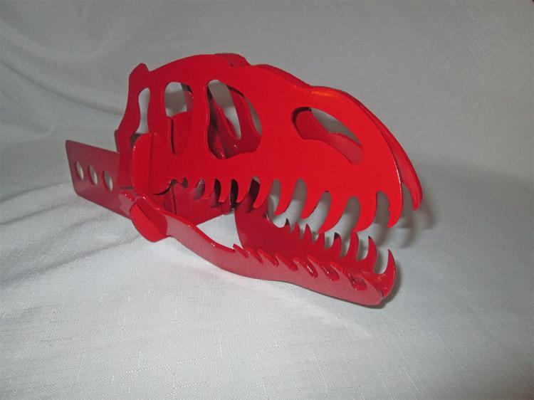 Dinosaur Skull Trailer Hitch Cover - Raptor Trailer Hitch Cover
