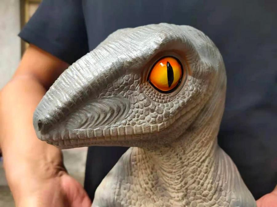 Velociraptor Dinosaur Toilet Paper Holder