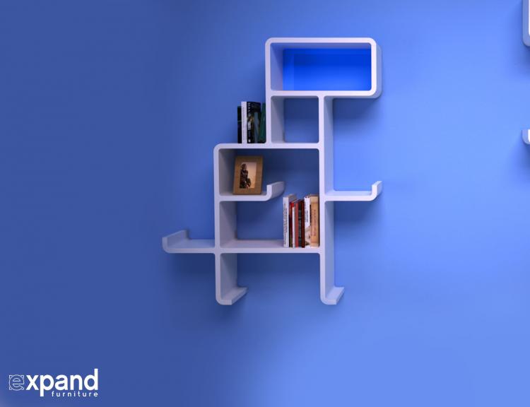 Dinosaur Modern Modular Shelving Unit