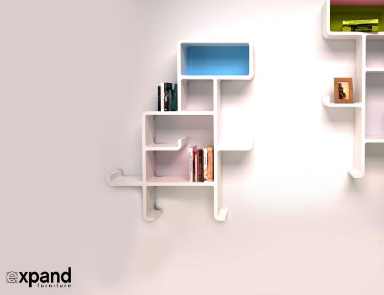 Dinosaur Modern Modular Shelving Unit