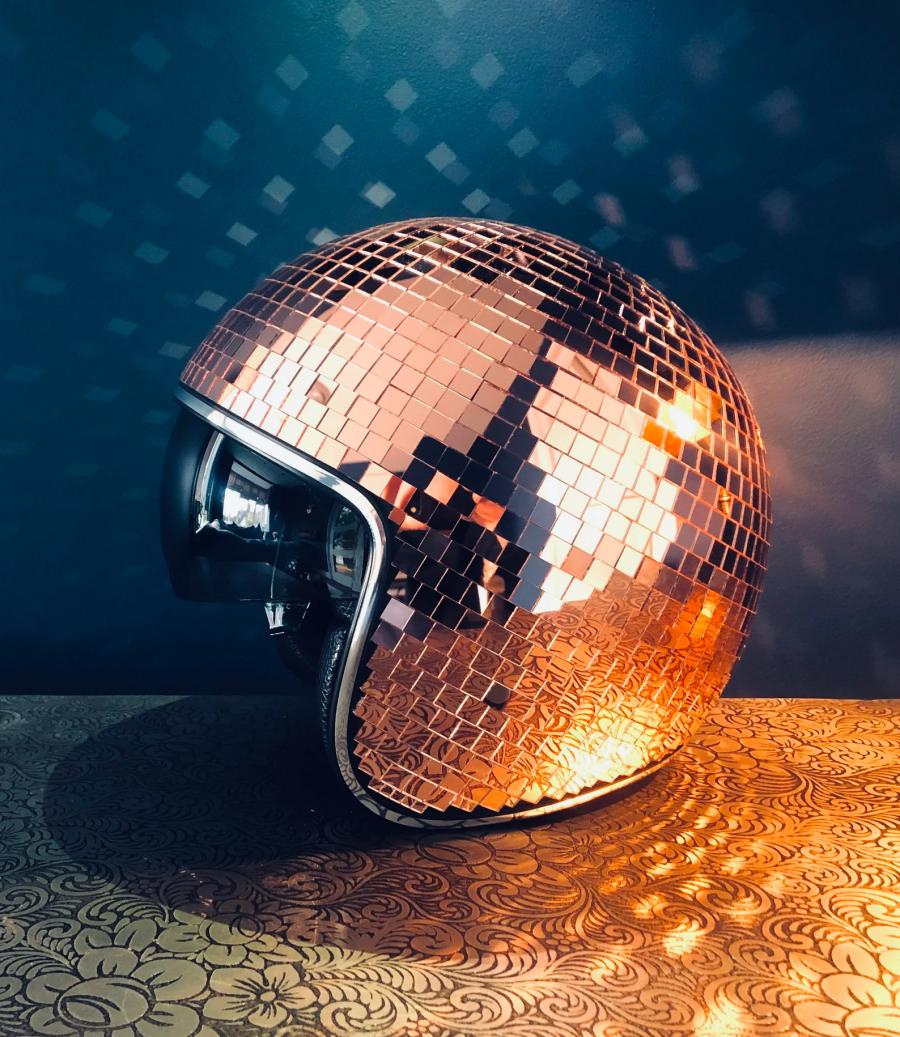 Disco Ball Helmet
