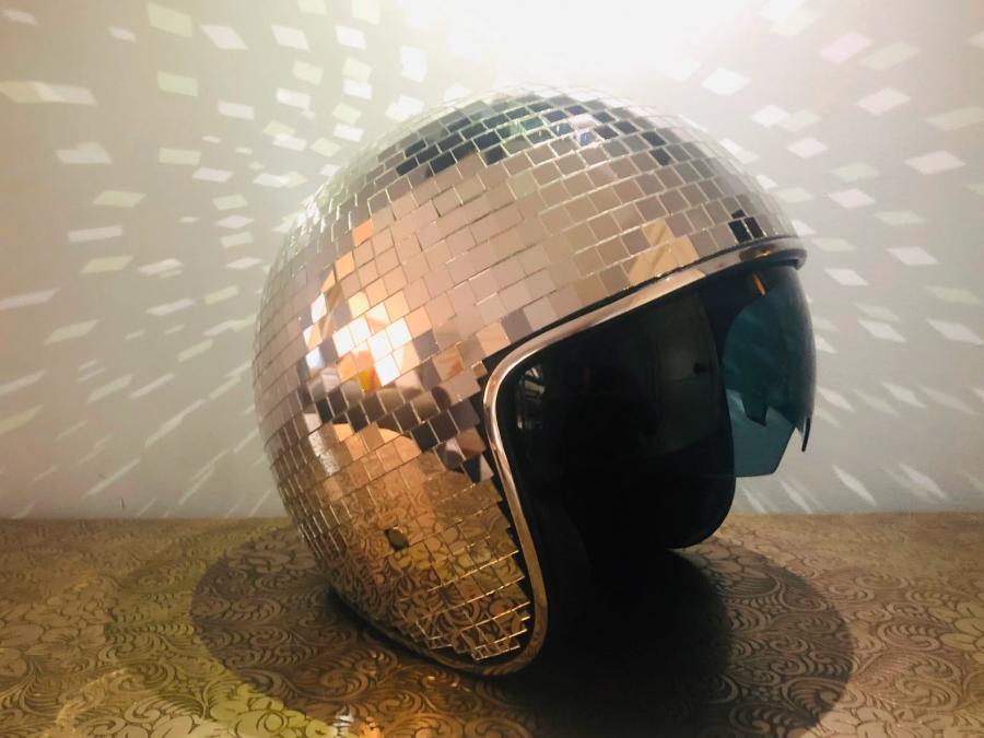 Disco Ball Helmet