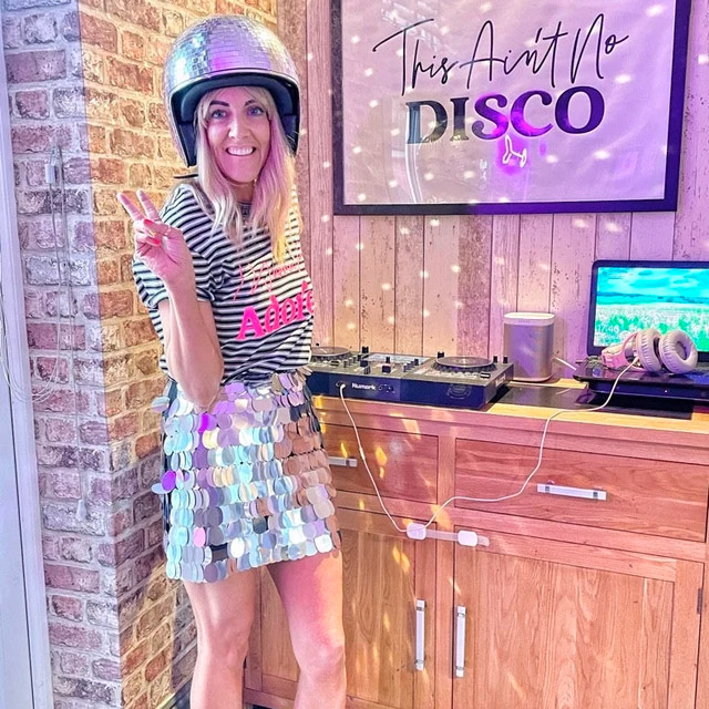 Disco Ball Helmet