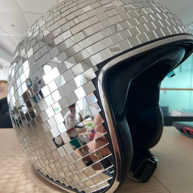 Disco Ball Helmet