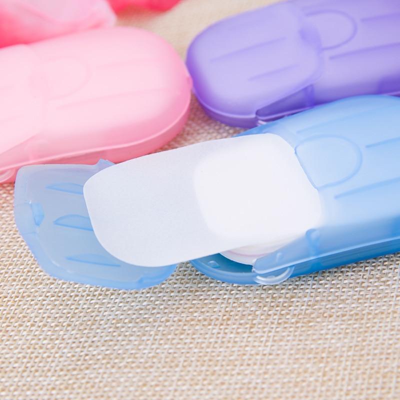One-time-use travel soap bars - Paper-thin travel soap bars