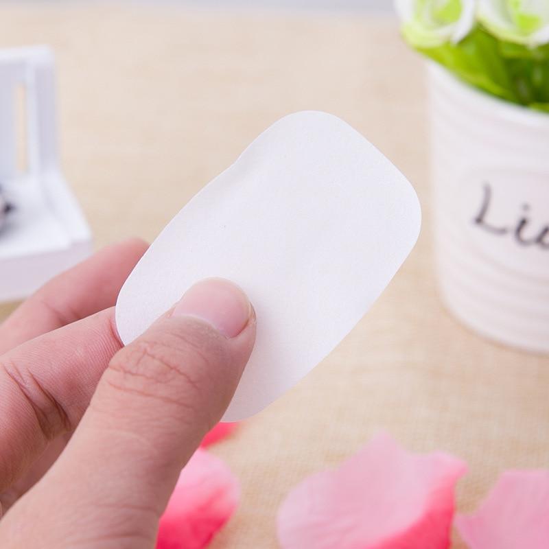 One-time-use travel soap bars - Paper-thin travel soap bars
