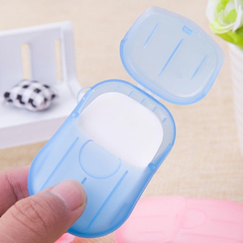 One-time-use travel soap bars - Paper-thin travel soap bars