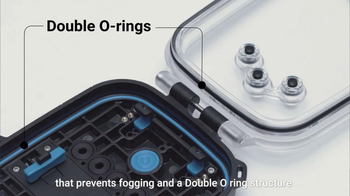 Diveroid all-in-one scuba diving computer, sensor, logbook, and underwater camera