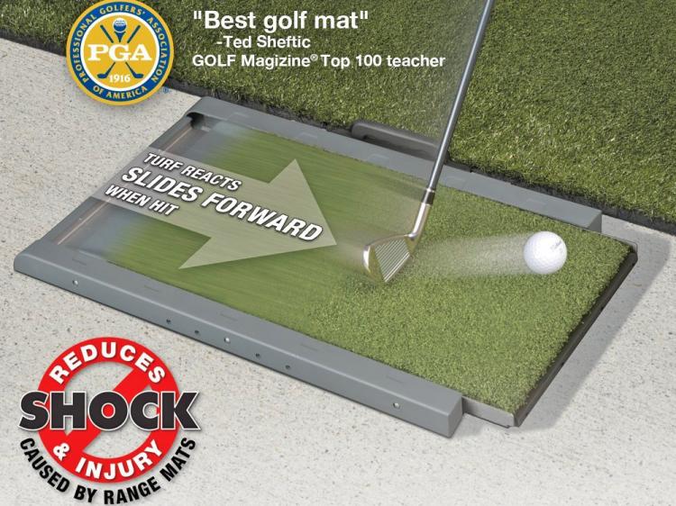 Fairway Pro - Divot Simulating Golf Mat Prevents Replacing Divots