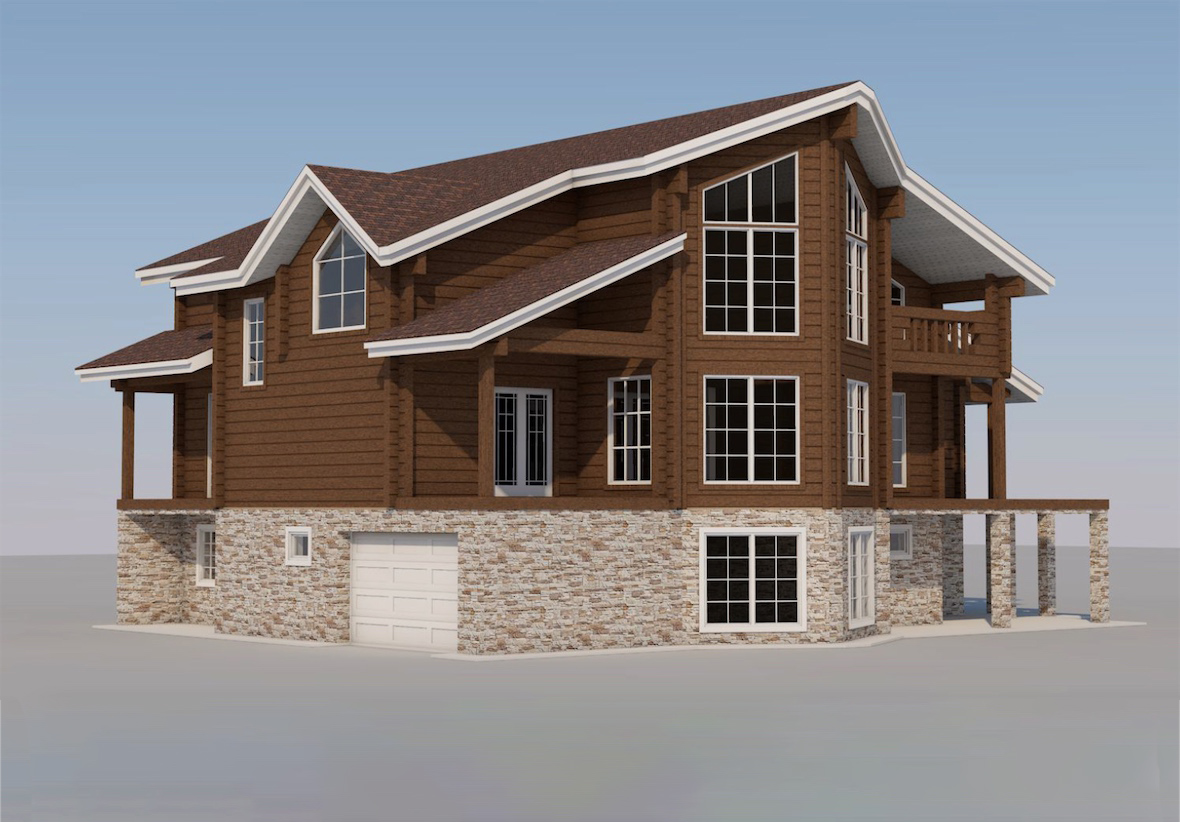 Massive DIY Cabin Kit To Build Your Own Home