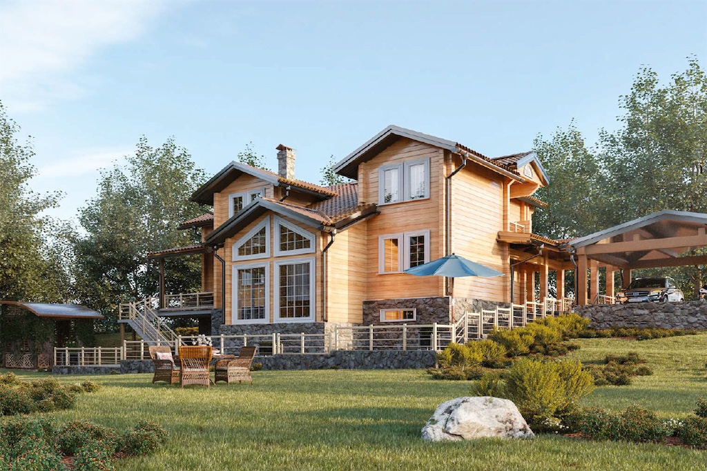 Massive DIY Cabin Kit To Build Your Own Home